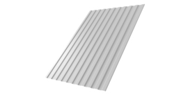 Профнастил С8А 0,45 PE-Double RAL 9003 сигнальный белый