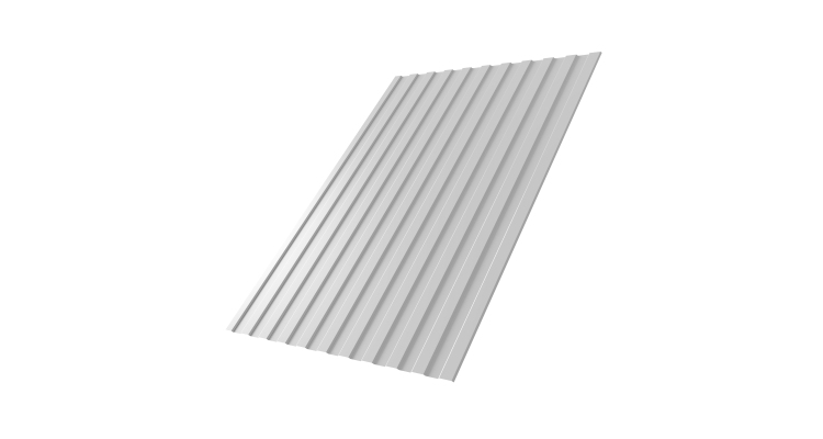 Профнастил С8А 0,45 PE-Double RAL 9003 сигнальный белый