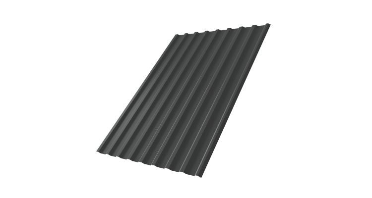 Профнастил С20R 0.45 Drap TX RAL 7016 антрацитово-серый