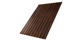 Профнастил С8A 0,45 Print-Double Premium Cherry Wood Dark F