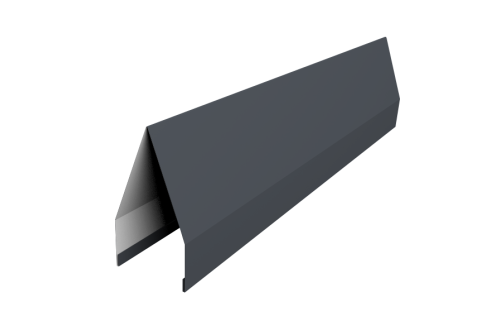 Ламель забора жалюзи Tokyo 0,45 Drap TR с пленкой RAL 7024 мокрый асфальт